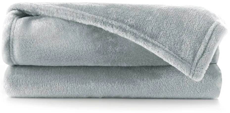 Coperta in microfibra grigio chiaro, 160 x 210 cm Mic - DecoKing