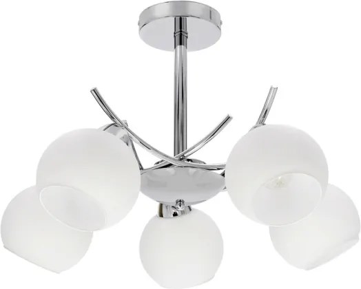 Vetro di ricambio per lampadario e applique AMOS E27, Ø 13 cm, bianco