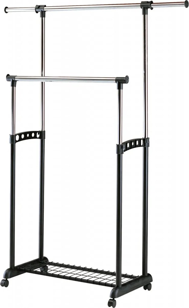 Appendiabiti WU11 in nero - H170 cm