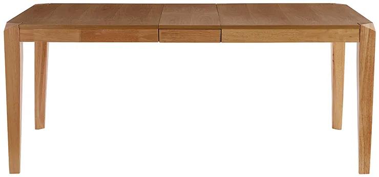 Tavolo da pranzo allungabile  impiallacciatura frassino e legno massello di hevea L150-180 cm BOLLY
