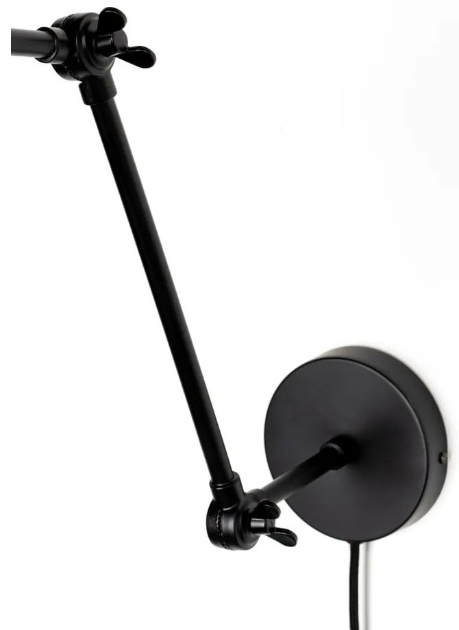 Lampada da parete nera Xavi - White Label