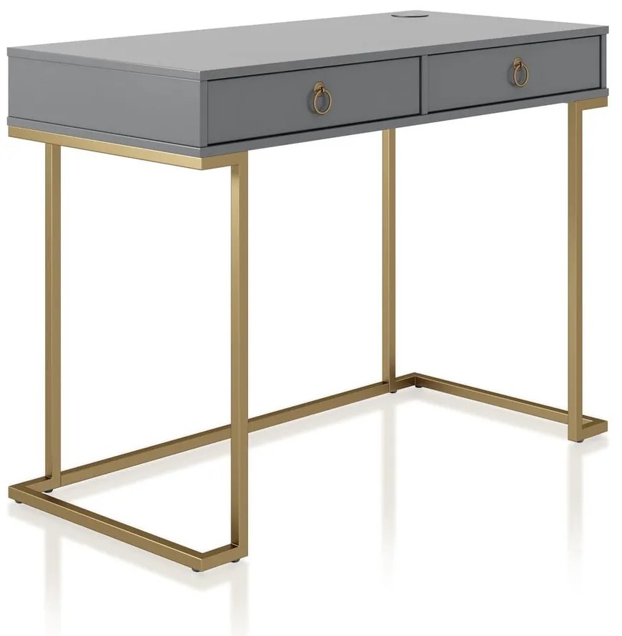 Banco da lavoro grigio Camila - CosmoLiving by Cosmopolitan