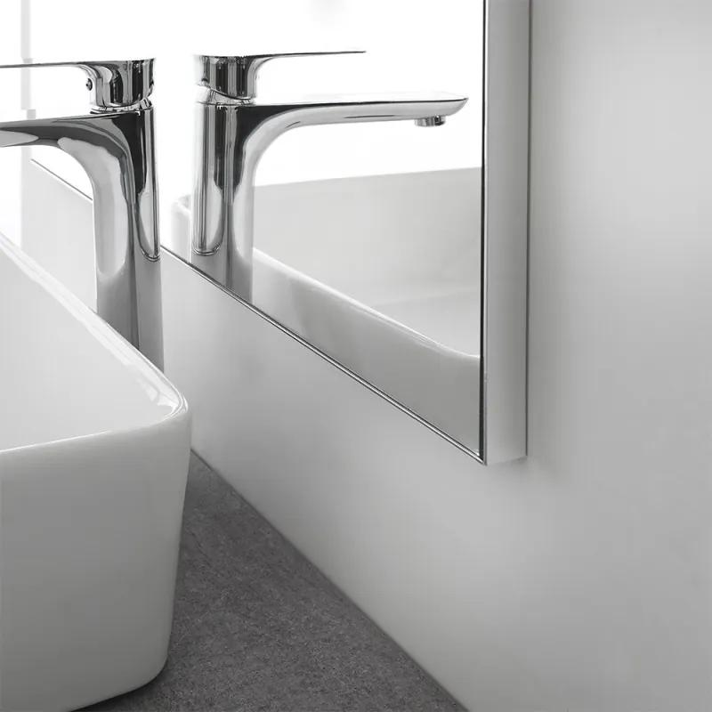 Specchiera da bagno 60x80 cm installazione reversibile con cornice