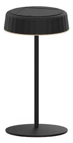 LED Lampada da tavolo solare ricaricabile dimmerabile VIVIEN LED/3W/5V 2700K IP54 nero