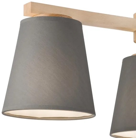 Paralume di ricambio ELLIE E27 Ø 15 cm grigio