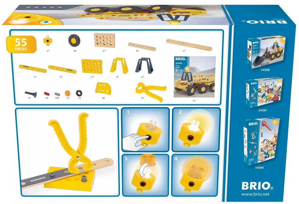 Brio Builder - Autotrasportatore Volvo, 55 pz