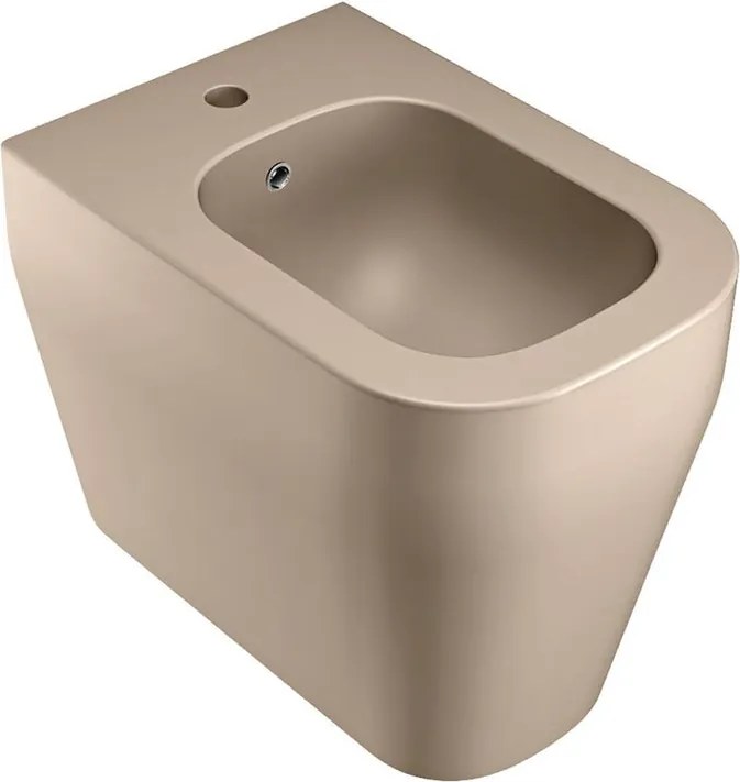 Bidet filomuro Tutto Evo OLYMPIA CERAMICA L 36 x H 42.5 x P 53 cm marrone opaco
