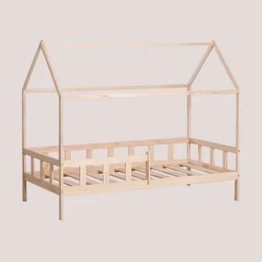 Letto In Legno Per Materasso Kelly Kids Da 90 Cm Legno Naturale & Letto & 90 X 190 Cm - Sklum