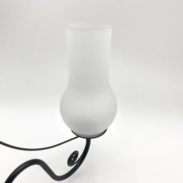 Brilagi - LED Lampadario a sospensione con catena COTTAGE 5xE14/40W/230V nero/bianco