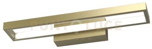 Four squares applique piccolo oro brunito verniciato 1162-ap-ob