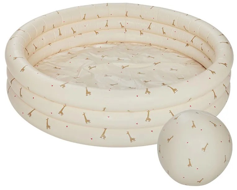 OYOY Living Design - Giraffe Swimming Pool Large & Beach Ball Butter OYOY Living Design