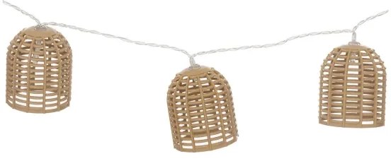 Atmosphera - Catena decorativa solare a LED AIA 10xLED 3,35m IP44 bianco caldo