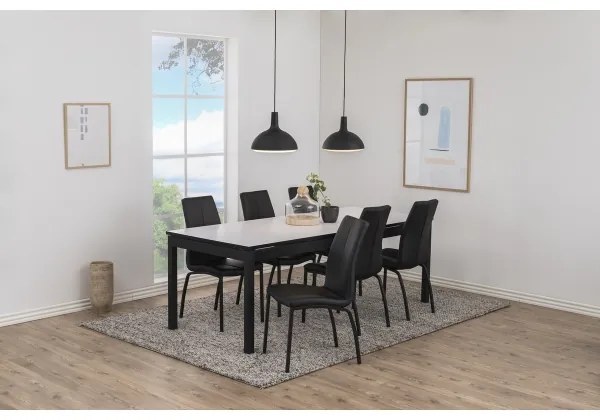 Sedia da pranzo AMAL 1 pz nero