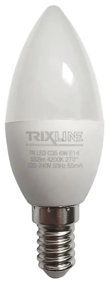 Lampadina LED C35 E14/6W/230V 4200K