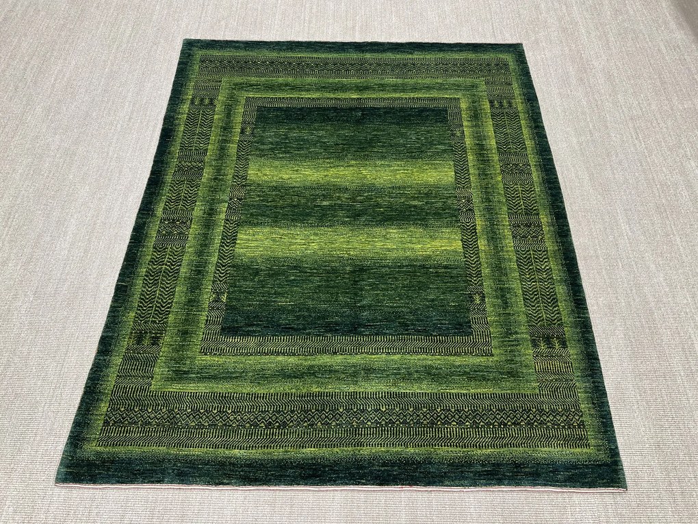 Loribaft Tappeto 240 x 200 Verde (Iran) Annodato A Mano