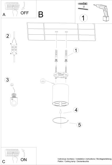 Sollux SL.1210 - Faretto LED ZOE LED/9W/230V nero