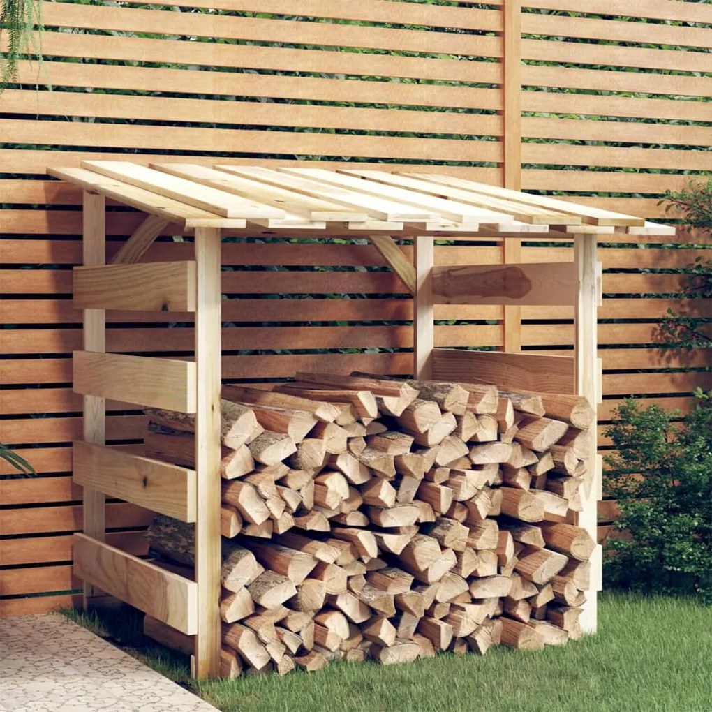 Pergola Con Tetto 100x90x100 Cm İn Legno Di Pino Impregnato /