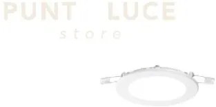 Womb circle faretto led bianco da incasso 6w 3000k 390lm  ip20 d.12cm