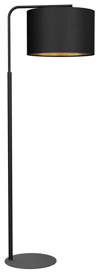 Lampada da terra ARDEN 1xE27/60W/230V nero/oro