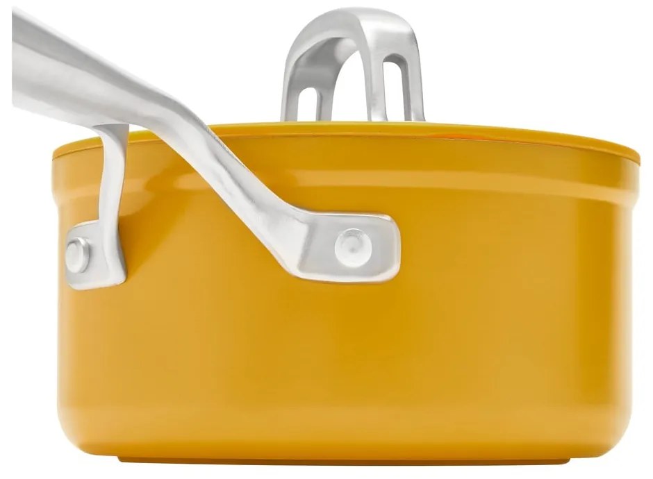 Pentola con coperchio incluso/con superficie in ceramica adatta all'induzione 1,3 l Meda 3.0 – FABINI