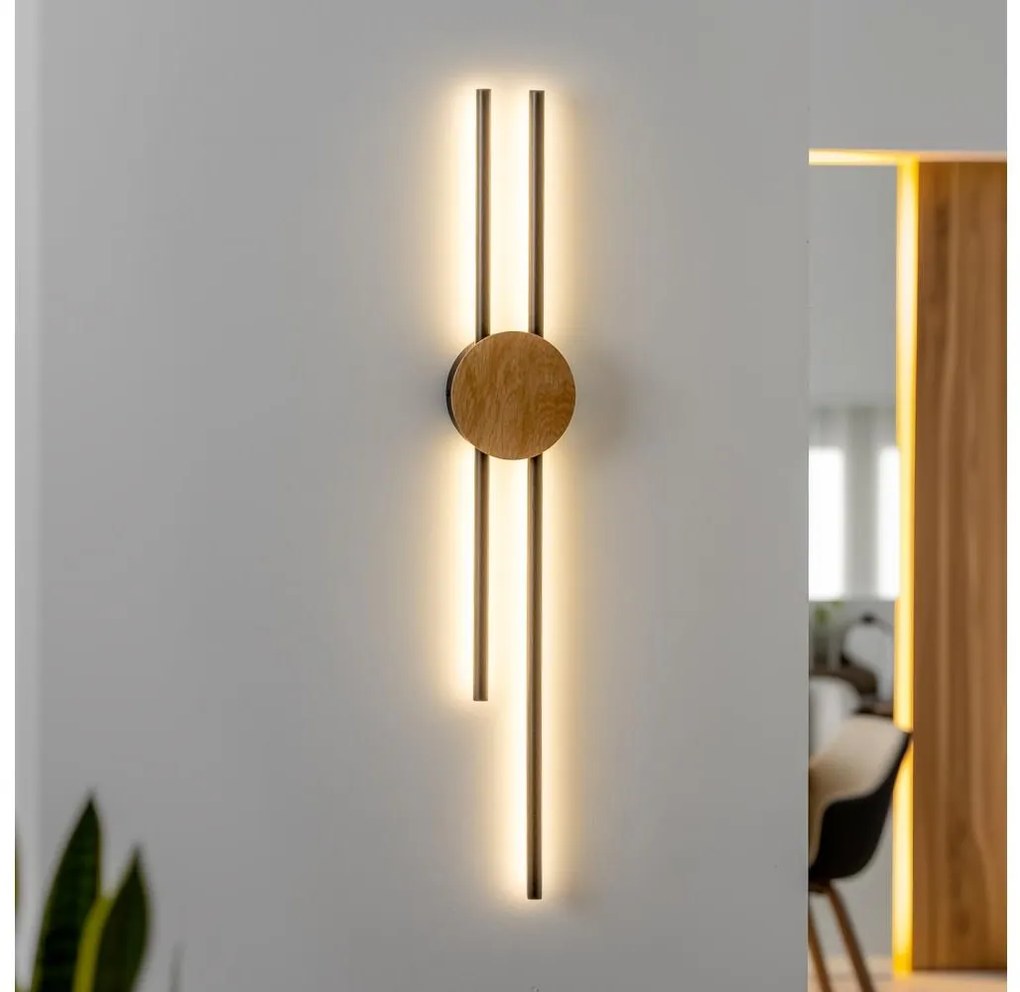 Brilagi - Applique a LED WOODY COLLINE LED/15W/230V 80 cm quercia