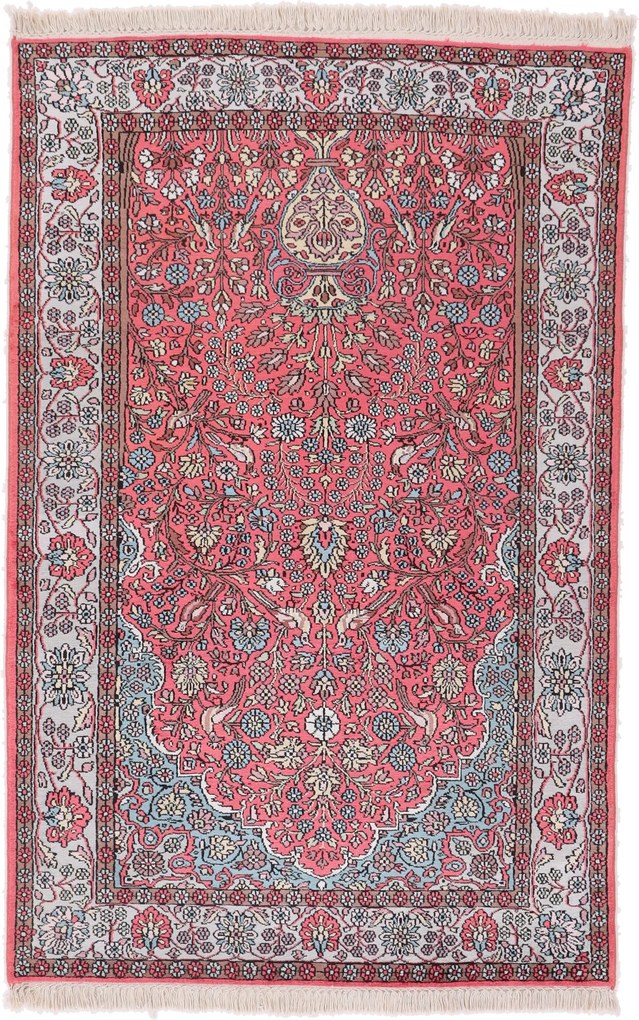 Cashmere Silk Tappeto orientale 120 x 190 (Indian) Annodato A Mano