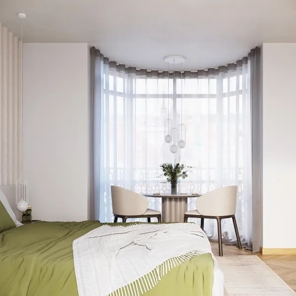 Sollux SL.1335 - Lampadario a sospensione con filo BRINA 3xG9/8W/230V bianco