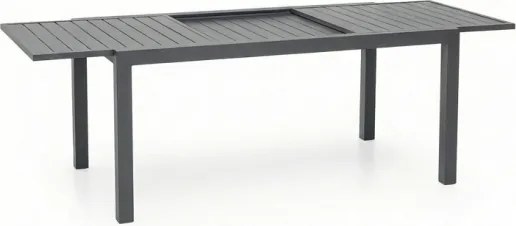 Tavolo In Alluminio Allungabile Da Esterno 100x200-300 Cm Ever Antracite