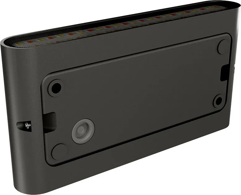 Applique LED 12W Bidirezione IP65 CCT con LED OSRAM - Antracite