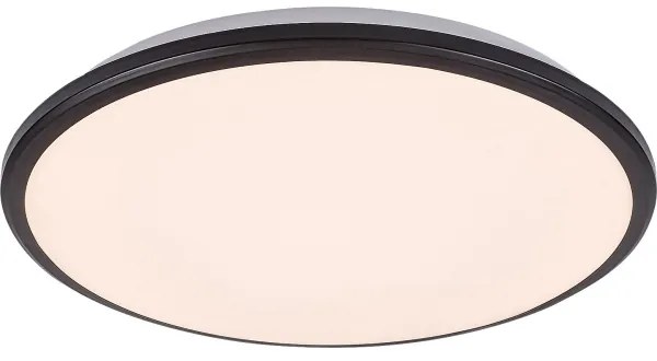 Rabalux 71128 - Plafoniera LED ENGON 24W 230V 3000K nera 38 cm