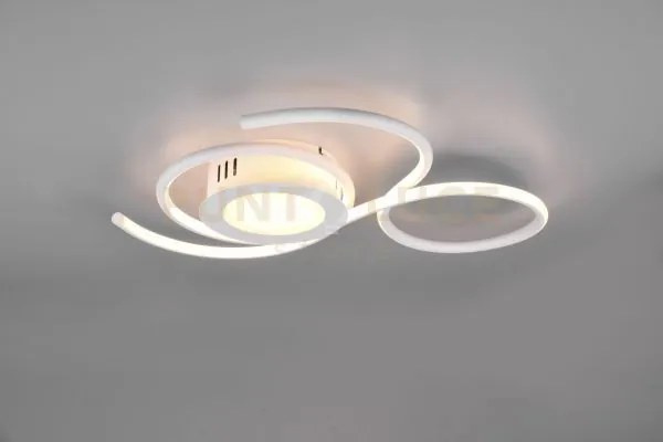 Plafoniera jive led con telecomando l.50cm bianca 623410231