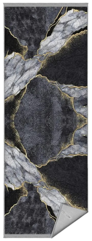Tappeto nero 80x200 cm - Mila Home