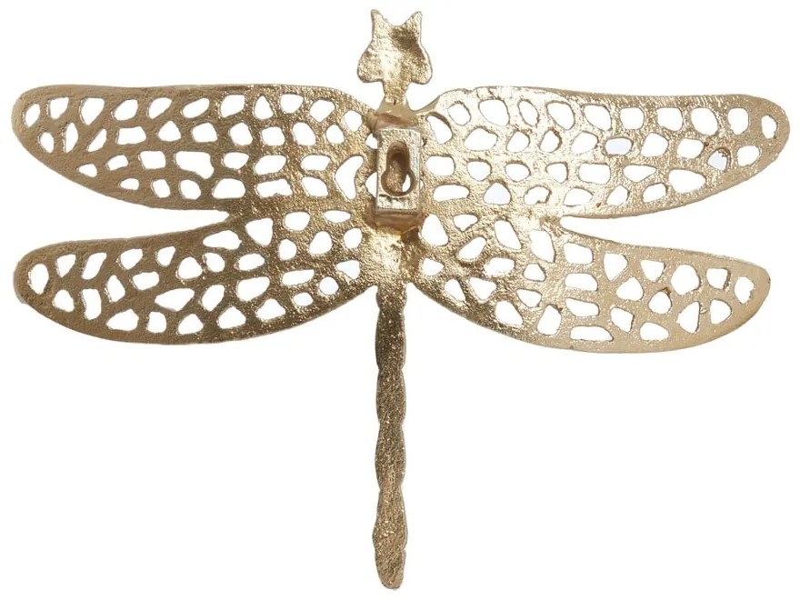 Decorazione murale in metallo 24x17,5 cm Dragonfly - Light &amp; Living