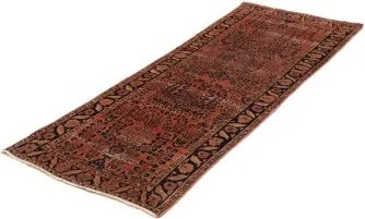 Antik Stilizzato Rosso Ruggine Blu Scuro Corsia 75x195 Cm