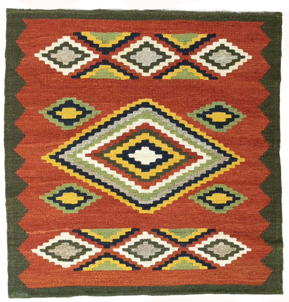 Kilim Tappeto persiano 100 x 100 (Iran) Tessuto A Mano
