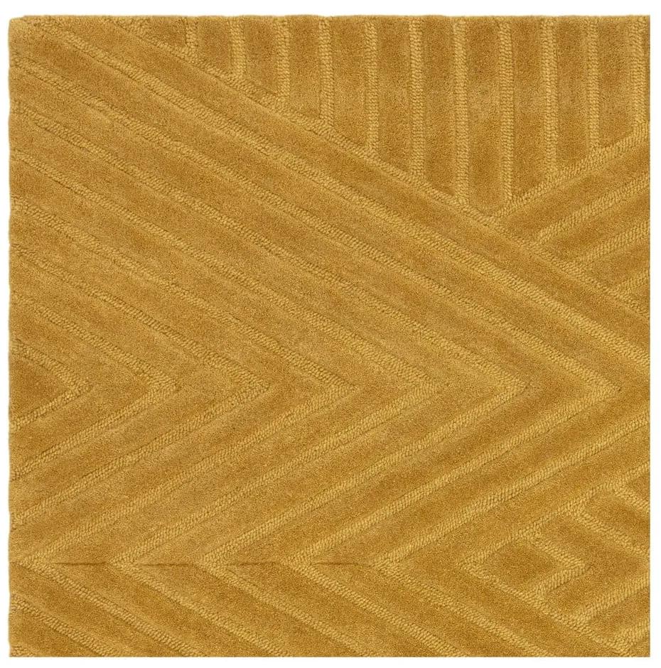 Tappeto in lana giallo ocra 120x170 cm Hague - Asiatic Carpets
