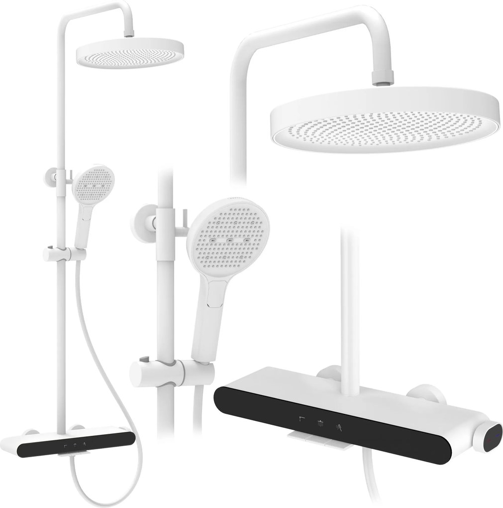 Set doccia REA Farel White