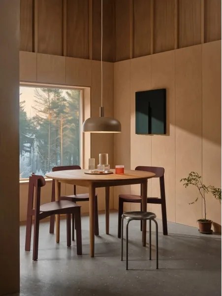 Nordlux - Lampada a sospensione su cavo SANDRO, 1xE27/15W/230V, diam. 40 cm, marrone