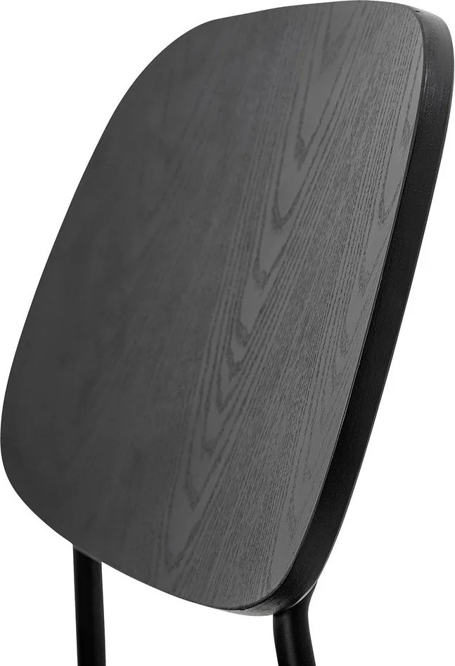 Sedia da pranzo nera Monza - Bloomingville