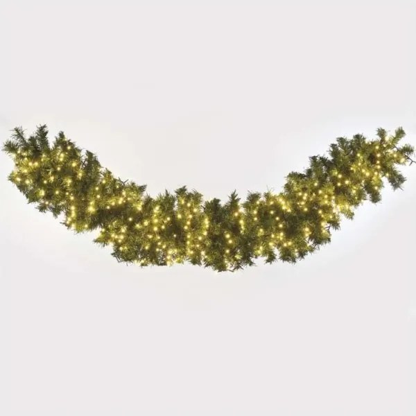 Catena luminosa LED per esterni, 600 LED, 17 m, IP44, bianco caldo