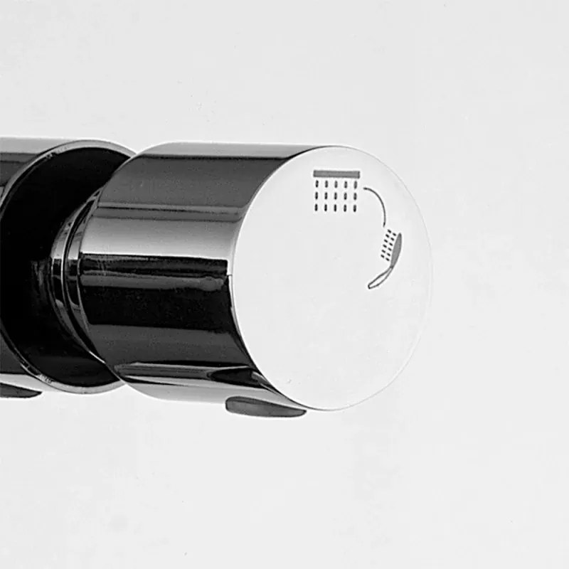 Miscelatore doccia incasso cromo con deviatore a due vie Gemini