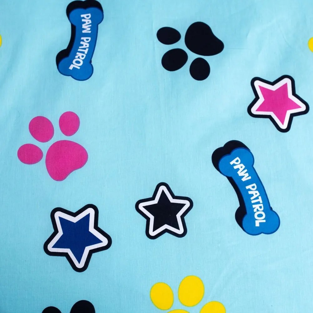 Biancheria da letto per bambini con effetto fosforescente in cotone per letto singolo 140x200 cm Paw Patrol – Jerry Fabrics