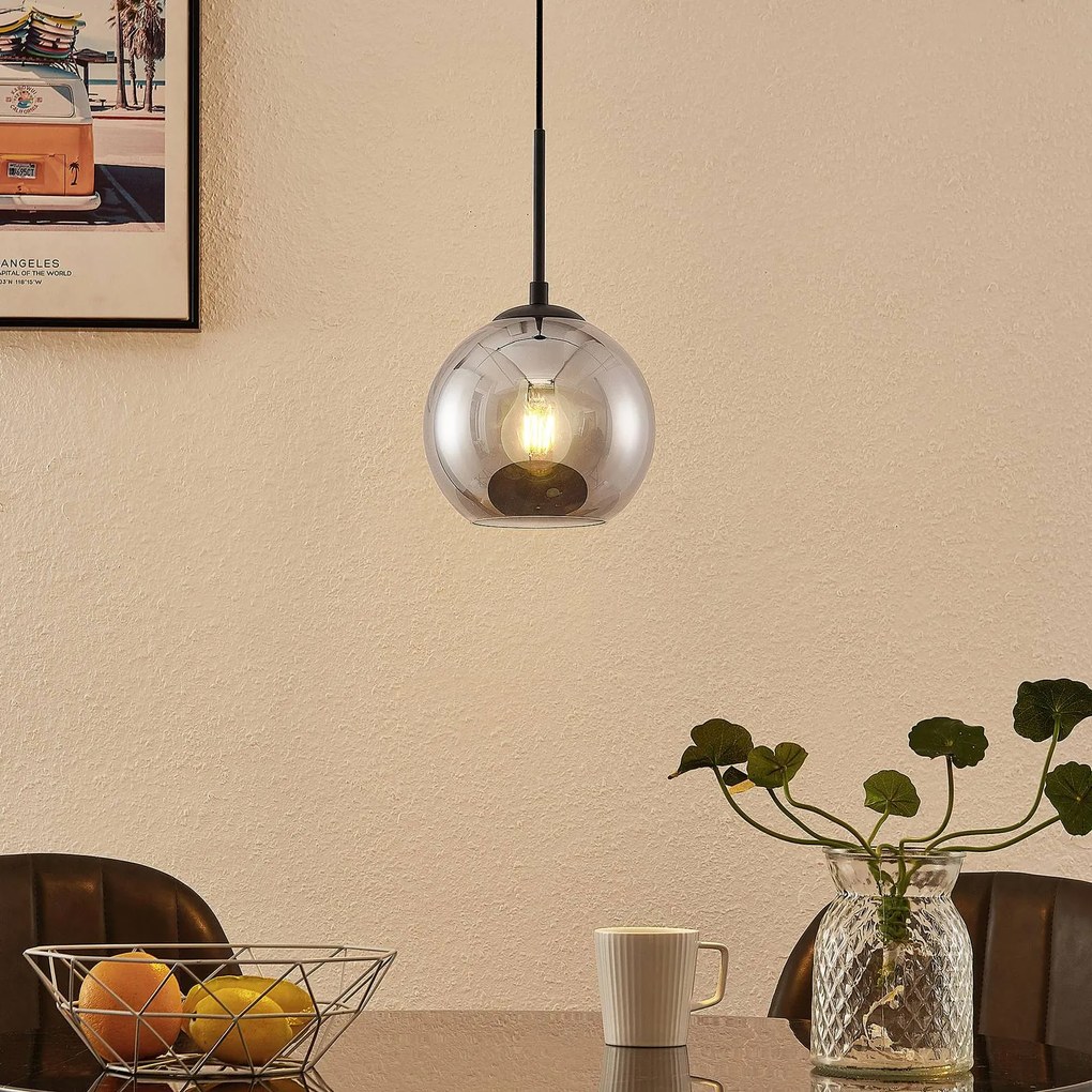 Lampada a sospensione Jurian Lindby, dimmerabile, Alluminio / Grigio / Zincato, Soggiorno / Sala da pranzo, Metallo, Moderno, Lampada a sospensione