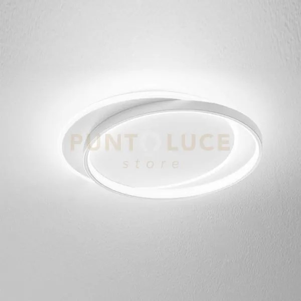 Christine p/s plafoniera led 3000k 5368lm 65w alluminio e metacrila...