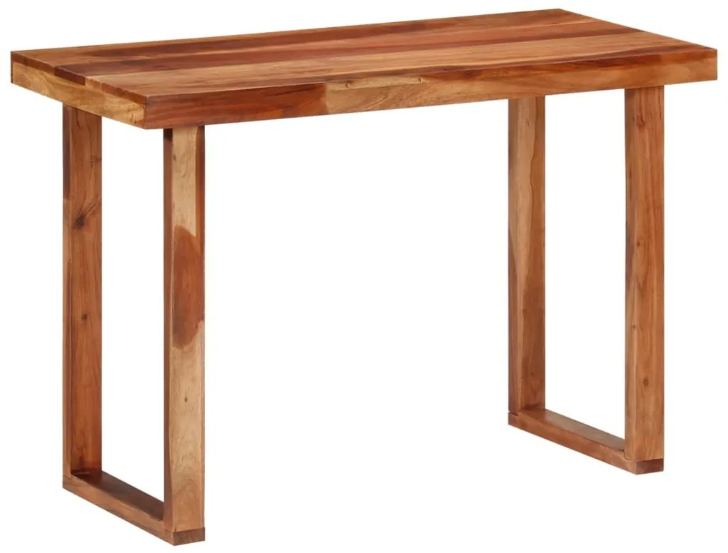 Tavolo Da Pranzo 110x50x76 Cm Legno Massello Di Acacia /