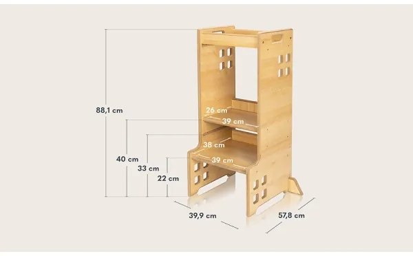 Lionelo - Torre d'apprendimento CASS Naturale