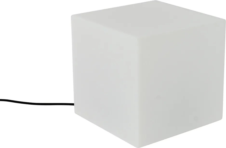 Set di 2 lampade da terra per esterni bianche 30 e 38 cm quadrate IP44 - Nura