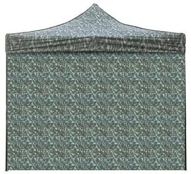 Telo laterale 3x2mt militare impermeabile ricambio per gazebo richiudibile 3x3mt
