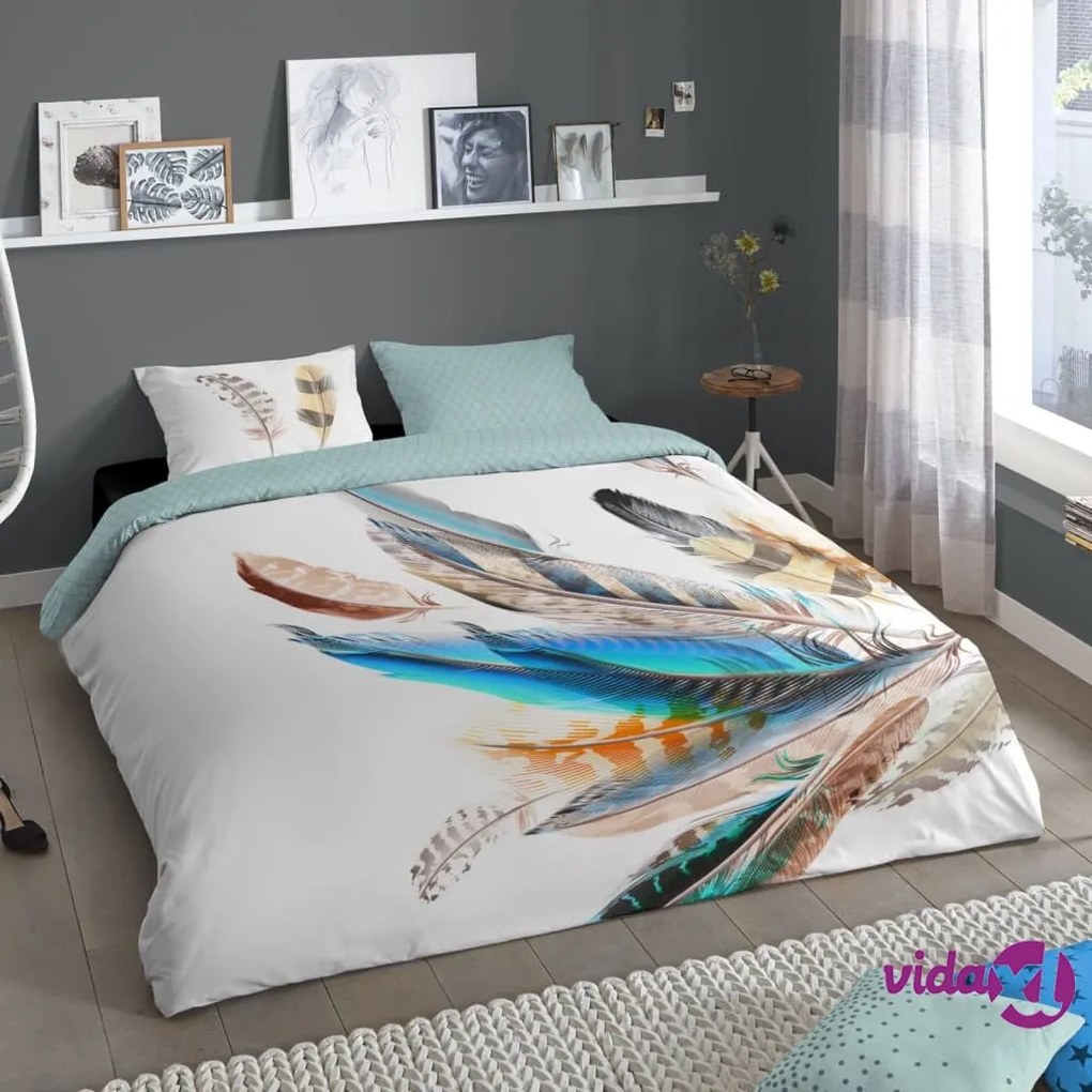 Good Morning Copripiumino FEATHER 200x200 cm Multicolore