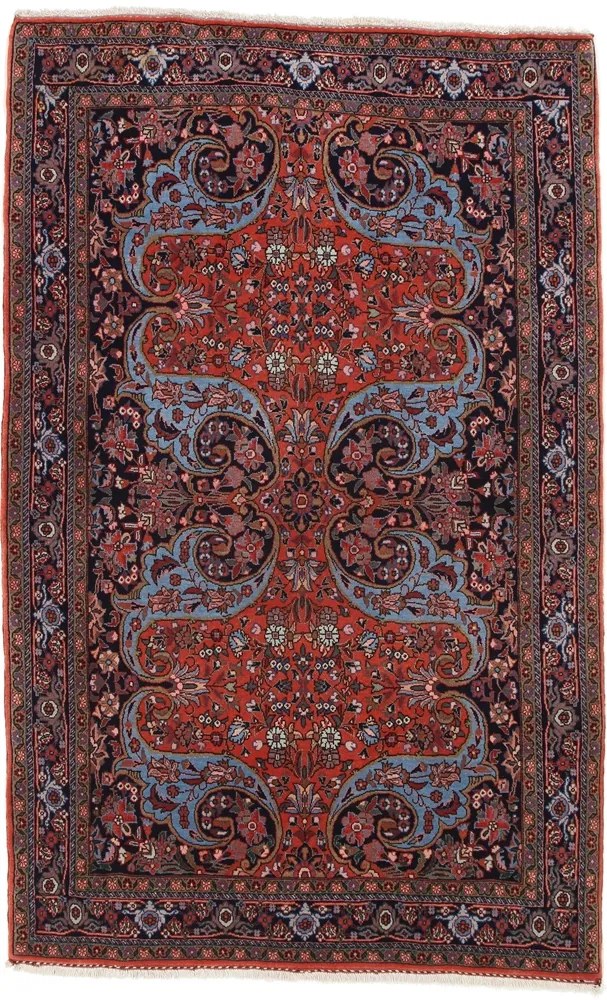 Bidjar Tappeto 120x190 (Iran) Annodato A Mano